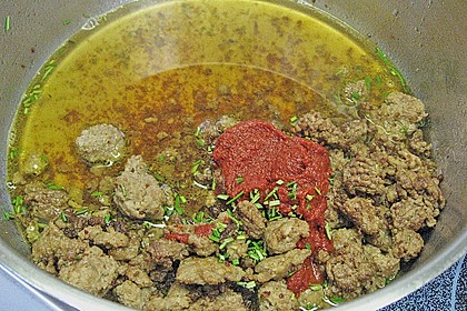 Italienische Nudelpfanne mit Hackfleisch und Gem&uuml;se 2