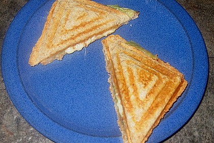 Sandwich mit Mozzarella, Tomaten und Parmaschinken 1