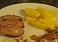 Lammbraten mit gr&uuml;nen Bohnen