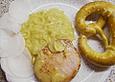 Kasseler mit Rettich