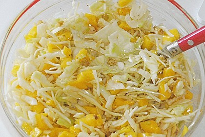 Wei&szlig;kohl - Mango - Salat 1