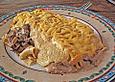 Pfannkuchen - Auflauf  ''Cordon Bleu''