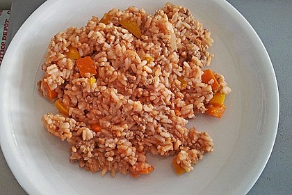 Paprika - Reis - Hackfleisch - Topf 11