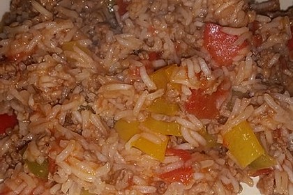 Paprika - Reis - Hackfleisch - Topf 10