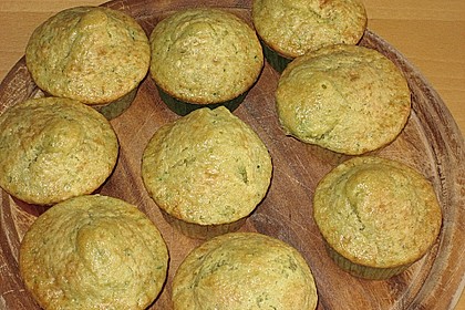 Zucchini Muffins mit saurer Sahne 13