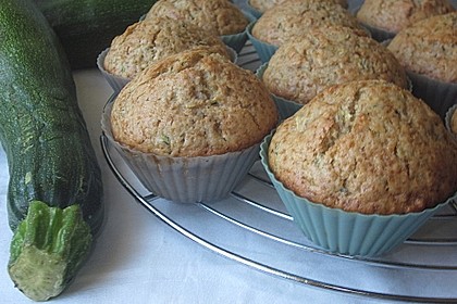 Zucchini Muffins mit saurer Sahne 25