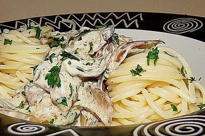 Kr&auml;uterseitlinge mit Pasta 9