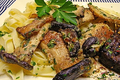 Kr&auml;uterseitlinge mit Pasta 10