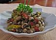 Schwarzaugenbohnen - Salat