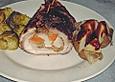 Gef&uuml;llter Schweinebauch mit Rosenkohl