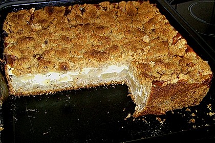 Apfel - Nuss - Streusel mit Quarkcreme 2