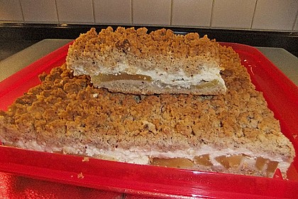 Apfel - Nuss - Streusel mit Quarkcreme 6