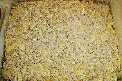 Apfel - Nuss - Streusel mit Quarkcreme