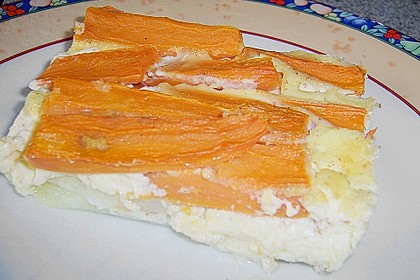 S&uuml;&szlig;kartoffelgratin ala Ayers Rock