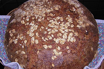 Haferbrot mit Dinkel und Roggen 2