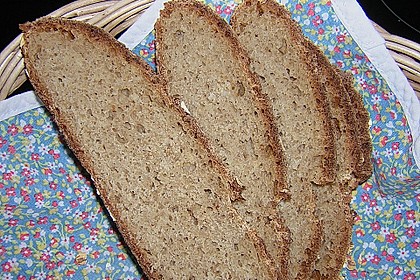 Haferbrot mit Dinkel und Roggen 3