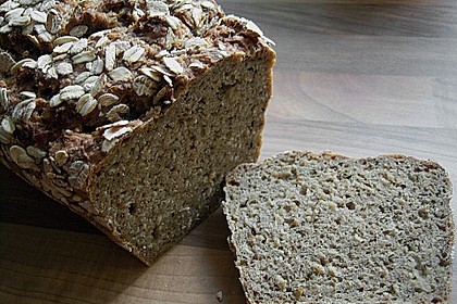 Haferbrot mit Dinkel und Roggen 5