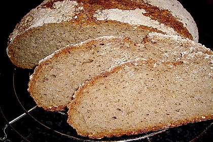 Haferbrot mit Dinkel und Roggen 6