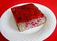Mohnkuchen mit Johannisbeeren