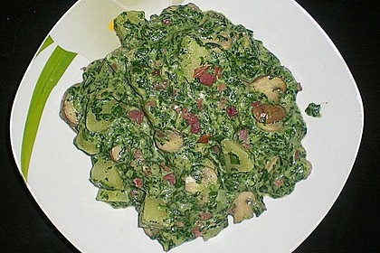 Champignon - Spinat - Pfanne 14