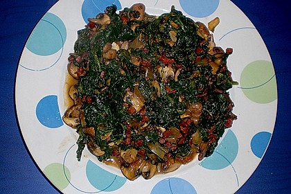 Champignon - Spinat - Pfanne 20