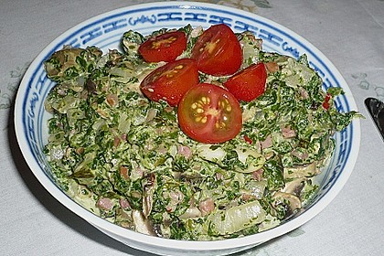Champignon - Spinat - Pfanne 30