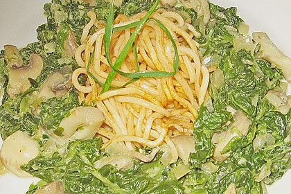 Champignon - Spinat - Pfanne 34