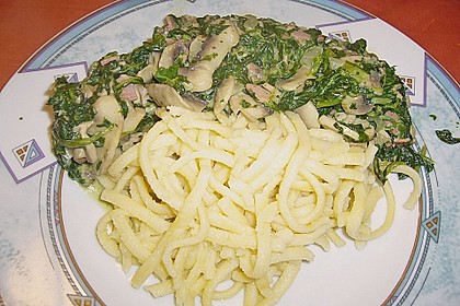Champignon - Spinat - Pfanne 19