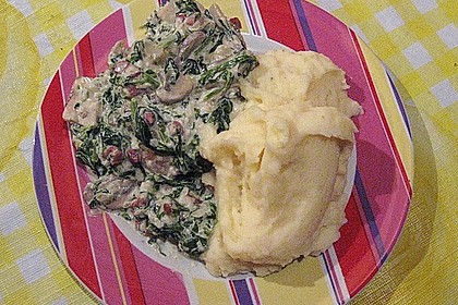 Champignon - Spinat - Pfanne 25