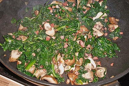 Champignon - Spinat - Pfanne 28