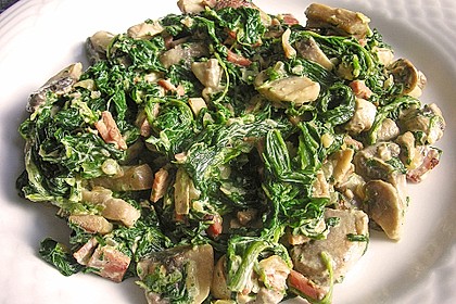 Champignon - Spinat - Pfanne 2