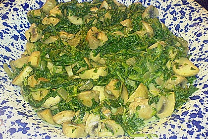 Champignon - Spinat - Pfanne 31