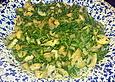 Champignon - Spinat - Pfanne