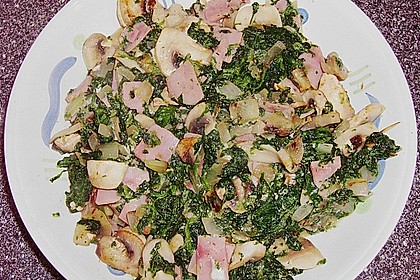 Champignon - Spinat - Pfanne 27