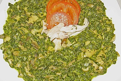 Champignon - Spinat - Pfanne 24