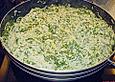 Mie - Nudeln mit Spinat - H&uuml;ttenk&auml;se - Sauce