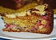 Streuselkuchen mit Erdbeer - Rhabarber - F&uuml;llung