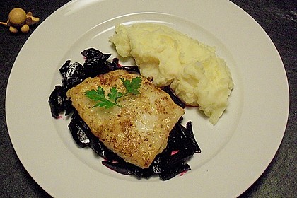 Kabeljau mit Roter Bete