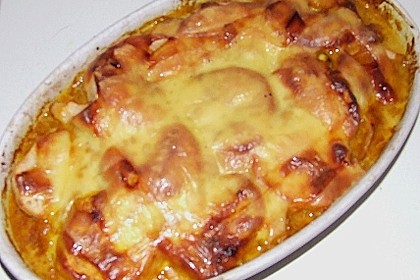 Apfel - Schnitzel - Auflauf