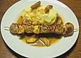 Hack - Apfel - Spie&szlig;e mit Kartoffelp&uuml;ree
