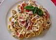 Tagliatelle mit Ricottacreme