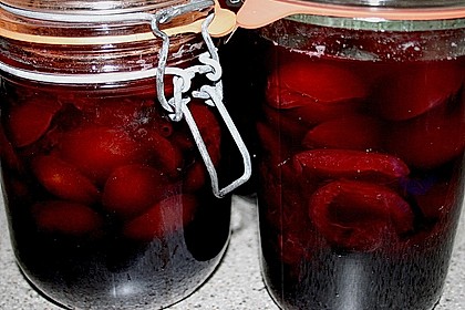 Eingelegte Zwetschgen in Rotwein 9