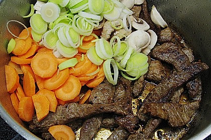 Mariniertes Rindfleisch mit Gem&uuml;se 2