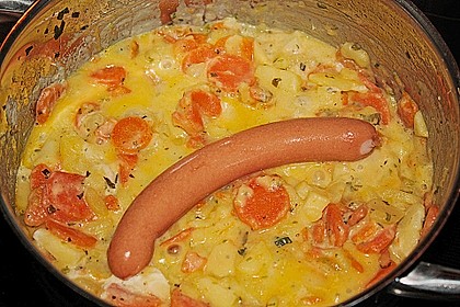 M&ouml;hren - Kartoffel - Eintopf mit &Auml;pfeln