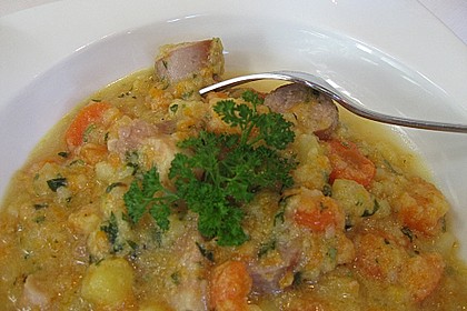 M&ouml;hren - Kartoffel - Eintopf mit &Auml;pfeln 6