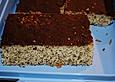 Mohnkuchen mit Schokoguss