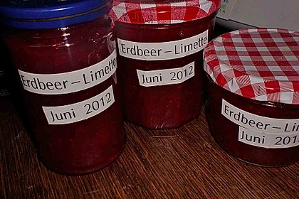 Erdbeer - Limetten - Marmelade 1