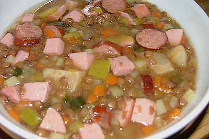Omas Linsensuppe