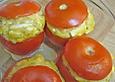 Tomaten mit Schafk&auml;se gef&uuml;llt