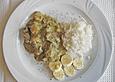 Rindfleisch - Curry mit Banane und Ananas
